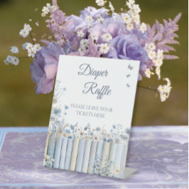 Signe De Table Symbole Storybook Dainty Mist étagère Floral Raffl