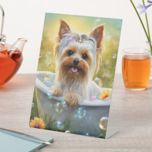 Signe De Table Symbole Yorky-Pedestal