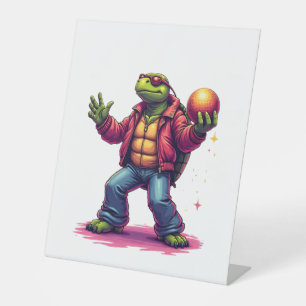 Signe De Table T-shirt Disco Tortue esthétique