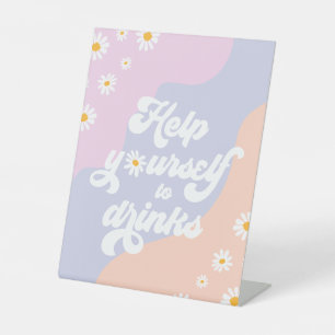 Signe De Table Table de décorations de marinière Boho Daisy super