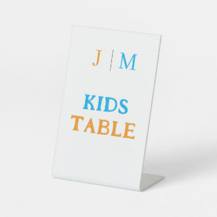 Signe De Table Table de mariage pour enfants drôles