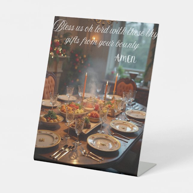 Signe De Table Table de Noël (Recto)