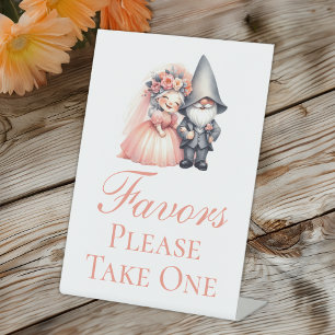 Signe De Table Table Whimsical Gnome Rustic Wedding Faveurs