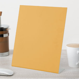 Signe De Table Texture de fond orange assourdi pour le Web et l'i