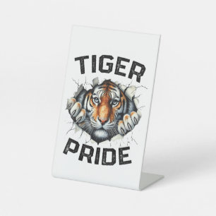 Signe De Table Tiger Pride Retro Tiger School