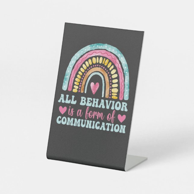 Signe De Table Tout Comportement Est Une Forme De Communication (Recto)