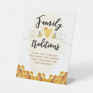 Signe De Table Traditions Familiales Honey Bumble Bee Baby Shower