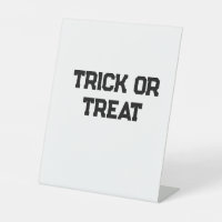 Trick ou. Traiter Halloween éffrayant noir simple 