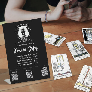 Signe De Table Triple Déesse Hecate Black & White Tarifs