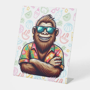 Signe De Table Tropical/beach yeti/bigfoot