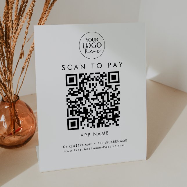 Signe De Table Typographie Chic Analyser le logo de l'entreprise  (Créateur téléchargé)