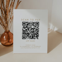 Typographie Or Chic Business Scan Pour Payer