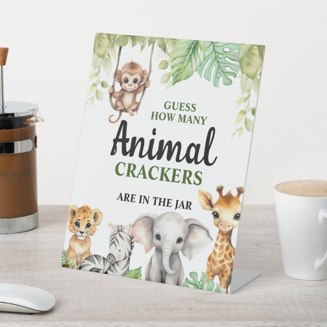 Signe De Table Un Baby shower Un Peu Sauvage (In SItu)