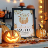Un Petit Baby shower D'Automne Citrouille Déchets