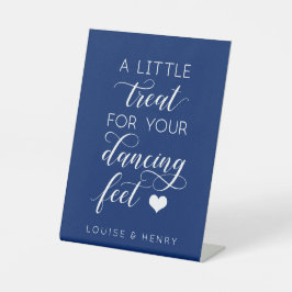 Signe De Table Un Petit Plaisir Pour Vos Pieds De Danse Royal Blu