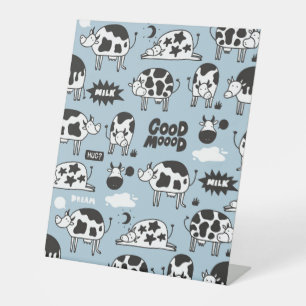 Signe De Table Vache et lait