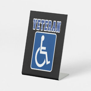 Signe De Table Vétérinaire handicapé handicapé