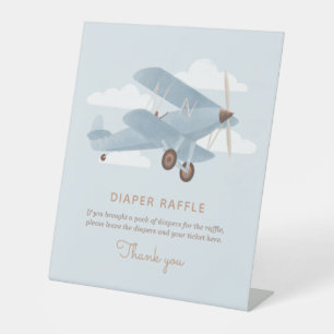 Signe De Table Vintage voyage Baby shower de couches