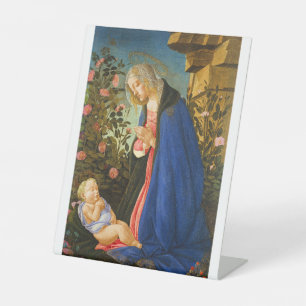 SIGNE DE TABLE VIRGIN ADORER DORMIR CHRIST ENFANT
