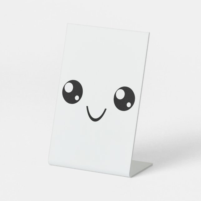 Signe De Table Visage souriant (Recto)