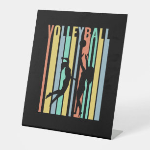 Signe De Table Volley-ball Beachvolleyball Retro