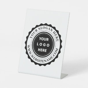 Signe De Table Votre logo d'entreprise personnalisé