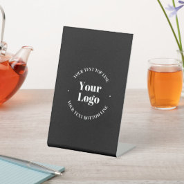 Signe De Table Votre logo d'entreprise téléchargé ou autre concep