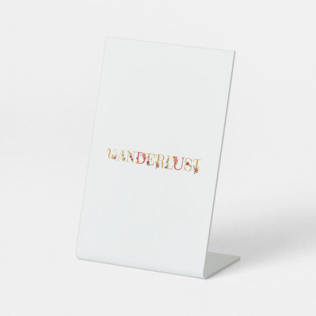 Signe De Table Wanderlust (Recto)