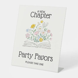 Signe De Table Whimsical A New Chapter Bridal Shower Sign