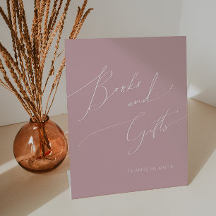 Signe De Table Whimsy Dusty Rose Baby showers Livres et cadeaux