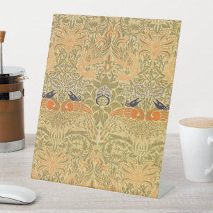 Signe De Table William Morris Peacock & Dragon Arts & Artisanat