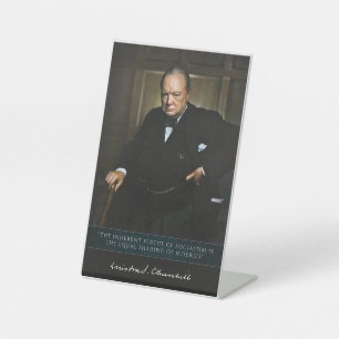 Signe De Table Winston Churchill - Décor du Premier ministre brit