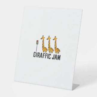 Signe De Table Womens Giraffic Jam Funny Giraffe Giraffe Pun Cute