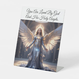 Signe De Table You Are Loved Pedestal Sign