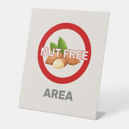 Signe De Table Zone sans taches Alerte d'allergie alimentaire Cus