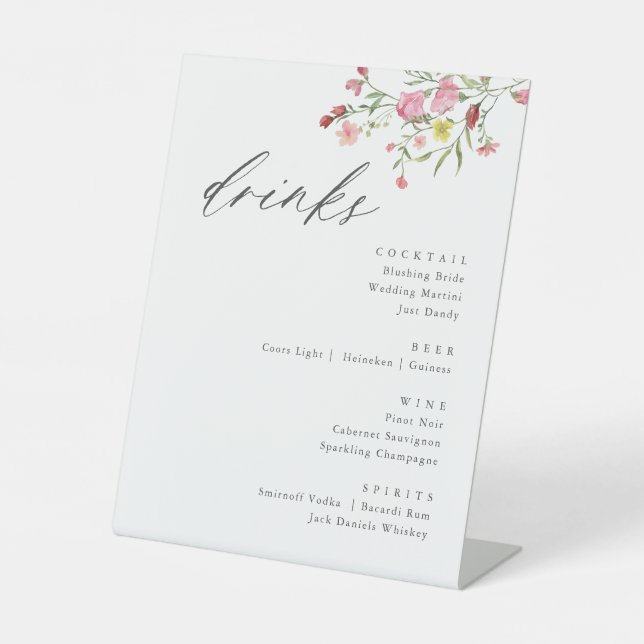 SIGNE DES BOISSONS MARIAGES FLEUR SAUVAGE (Recto)