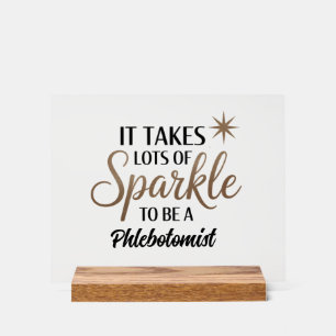 Signe d'étincelle Phlebotomiste - Décor de bureau 