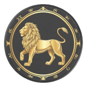 ♌ Signe du zodiaque Lion Emblème Palet de hockey L