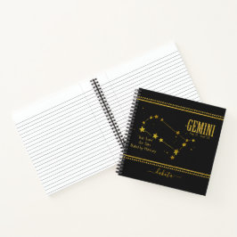 SIGNE Gemini Star Zodiac Carnet