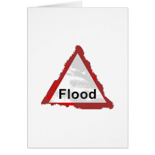 Signe grunge d'inondation