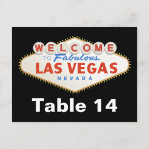 signe Las Vegas destination numéro de table de mar