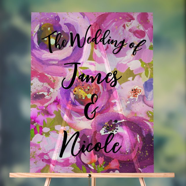 SIGNE Mariage Floral Vibrant Pops & Purple (Neutre)