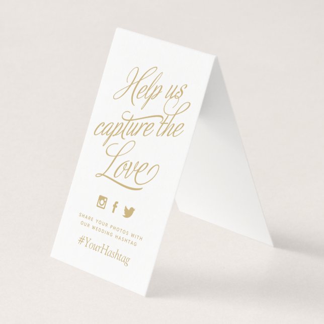 Signe Mariage personnalisé or et blanc (Front)