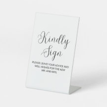 Signe minimaliste des voeux