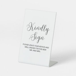 Signe minimaliste des voeux