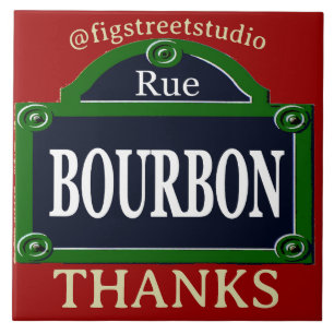 Signe Paris Street, ajouter du texte, Carreaux