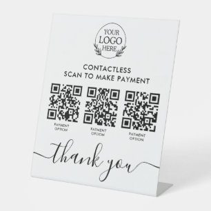 Signe Pedestal personnalisé avec paiement de code 