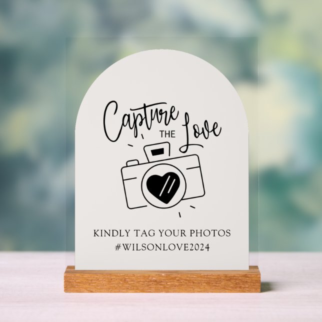 Signe photo mariage, Capturez l'amour (Neutre)