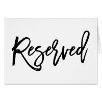 Signe réservé Mariage à main chic plié