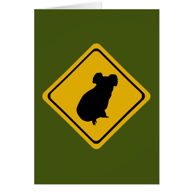 signe routier koala (Devant)